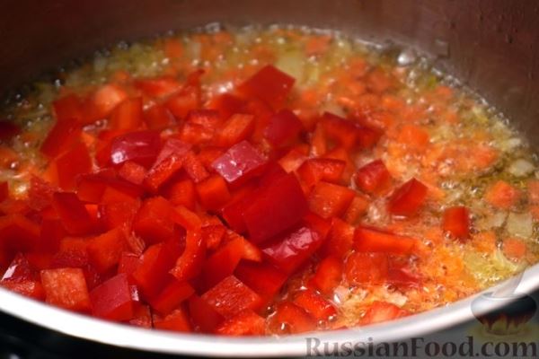 Томатный суп с тушёнкой и макаронами